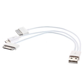 Sync Charging Adapter Cable with Micro USB for iPad Samsung Galaxy Tab P1000