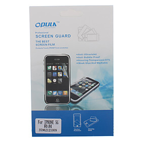 Screen Protector with Cleaning Cloth for iPhone 5