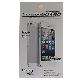Protective Mirror Screen Protector with Cleaning Cloth for iPhone 5
