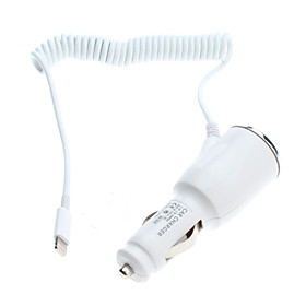 Car Cigarette Powered USB Adapter with Charging Cable for iPhone 5