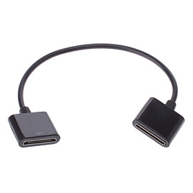 30-Pin Female to Female Adapter for iPhone, iPad and iPod Touch (Black)