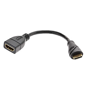 Mini HDMI Male to HDMI Female Adapter Cable for Samsung Galaxy S3 I9300 and Others