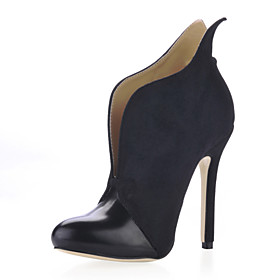 Suede Stiletto Heel Ankle Boots Party / Evening Shoes