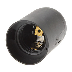 E27 Base Bulb Socket Lamp Holder (Black) High Quality Lighting Accessory E27 Base Bulb Socket Lamp Holder (Black) High Quality Lighting Accessory