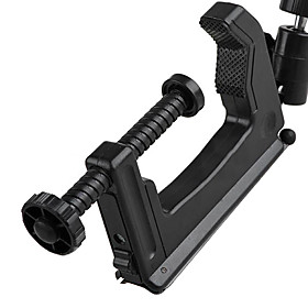 Mini Portable Clamp Tripod for DSLR Camera Camcorder Max 5KG - Black