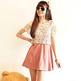 Women's Bohemian Handmade Lace Crochet Cutwork Short Outwear
