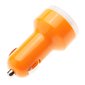 Car Charger with Dual USB Ports for iPhone 6 iPhone 6 Plus (Assorted Colors, 5V 2.1A)