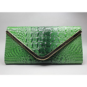 Elegant Crocodile Pattern Crossbody Bag