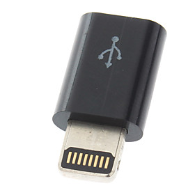 Micro USB Female to Apple 8 Pin Male Adapter for iPhone 6 iPhone 6 Plus iPhone 5 and Others (8pin)