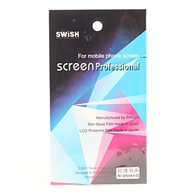 Front and Back High Transparency Screen Protector with Cleaning Cloth for iPhone 4 and 4S