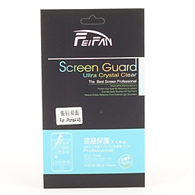 Front and Back Diamond Anti-radiation Screen Protector for iPhone 4 and 4S