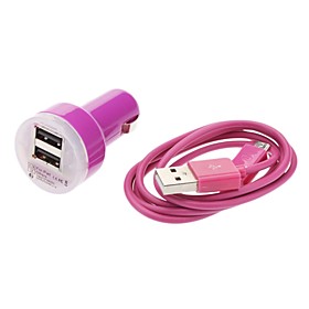 Mini Car DC Charger with USB Data Cable Cord for Samsung Galaxy S3 I9300