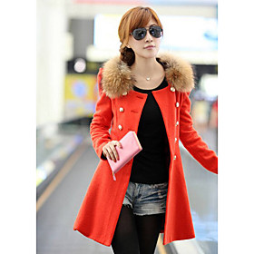 Women's Korean Sheath Tweed Coat