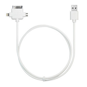4 in 1 USB Sync Data Charger Cable Cord for iPhone/iPad/iPod/Samsung Phone/Samsung Tablet (100cm)