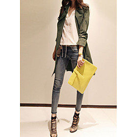 Women's Skinny Denim Cropped Pants With Belt
