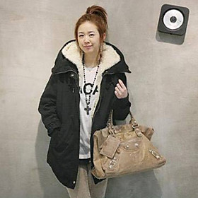 Women's Fleece Hoodie Coat
