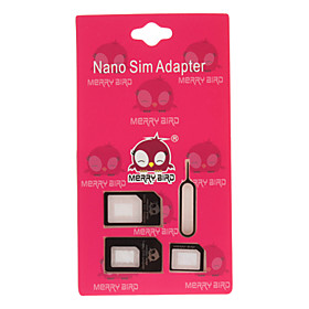 3-in-one Universal Nano to Micro and Standard Sim Card Adapter with Micro to Standard Sim Card Adapter