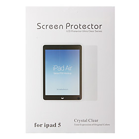 Professional High Transparency LCD Screen Protector with Cleaning Cloth and Stylus for iPad Air