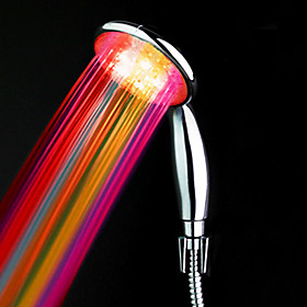 Abs Water Powered Color Changing Led Hand Shower High Quality
