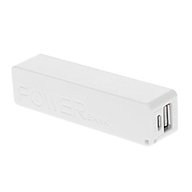 Popular 2600mAh Mobile External Battery Power Bank Charger for iPhone/iPad/Samsung/mobile devices (White)