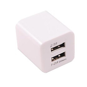 Universale Dual USB Power Adapter spina degli Stati Uniti AC per iPhone / iPad / iPod (100 240V)