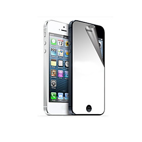 Specchio Rilegato anteriore e posteriore Screen Protector con panno di pulizia per iPhone 5/5S