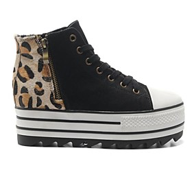 leopard casual sneakers