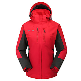 MAKINO Women's Warm-keeping Rainproof Terylene Two-piece Jacket for