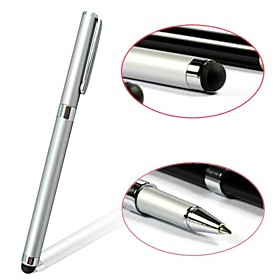 High-Sensitive Clip Touch Stylus Pen with Ballpoint Pen for Apple Capacitive Screen (Assorted Colors)