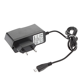 B-351 European Standard AC/DC Adapter/Charger Micro for Tablet (5V, 2000mA, Black)
