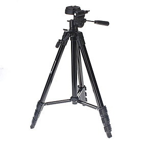 Light Weight Aluminum Tripod Mount / Stand for Camera and Camcorder (Black, 50cm, 0.75kg)