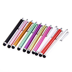 10 Pieces Packed Clip on Stylus Touch Screen Pen for iPad and Others (Random Colors)