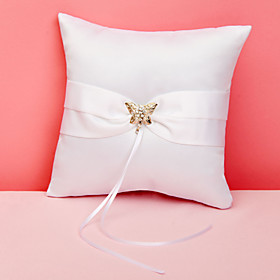 Butterfly Story Wedding Ring Pillow