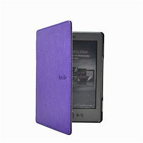 Caso della copertura di cuoio astuta dell'unita di elaborazione catenaccio del magnete Slim per Amazon Kindle 4 o Kindle eReader 5 Multi Color