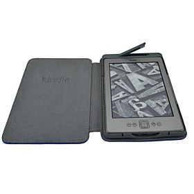 With LED Light Slim Smart PU Leather Cover Case for Amazon Kindle 4 Or Kindle 5 Multi Color