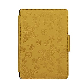 Farfalla modello di stile Caso astuto della copertura dell'unita di elaborazione sottile in pelle per Amazon Kindle Paperwhite Multi Color