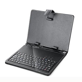 9.7 Inch Leather Case with Keyboard Stylus and USB Interface for Tablet PC