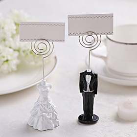 Iron Resin Place Card Holders 1 Standing Style Pvc Bag Wedding Reception