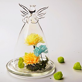 Table Centerpieces DIY Terrarium/ Angel Glass Cover Table Deocrations (Plants Not Included)