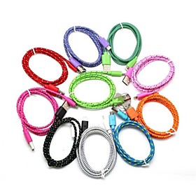 2m V8 Micro USB Tenacity Nylon Round Data Cable for Samsung and Other Phone 2m V8 Micro USB Tenacity Nylon Round Data Cable for Samsung and Other Phone