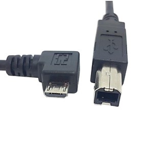 Suppression gift ambition $80 εκατοστά δεξιά γωνία 90 μοιρών Micro USB OTG με το πρότυπο σαρωτή  εκτυπωτή τύπου Β καλώδιο σκληρού δίσκου