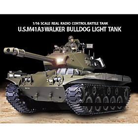 Busta Ricambi Plastica Per Carro Armato HengLong 1/16 USA Walker Bulldog M41A3 (mod. 3839)