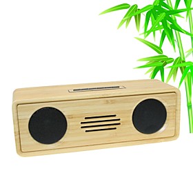 OJADE MiNi Hi-Fi Bamboo Multi - Media Music Bluetooth Speaker for Phone/Laptop/Tablet PC
