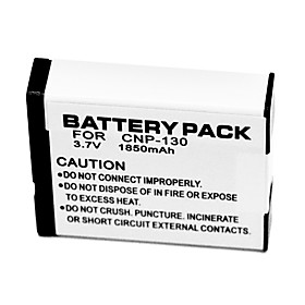 1850mAh Digital Camera Battery NP-130 for Casio Exilim EX-H30 EX-ZR100