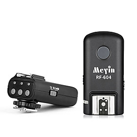 Meyin Wireless High-speed Flash Trigger RF-604 for Nikon D800 D700 D90