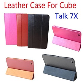 Original Stand PU Leather Protect Tablet Case Cover for Tablet PC Cube Talk 7X