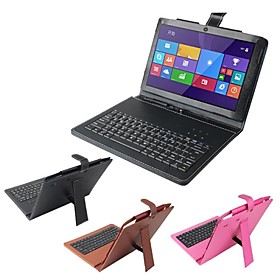 Original Stand PU Leather Protect Tablet Case Cover with Keyboard for Tablet PC Livefan F3C