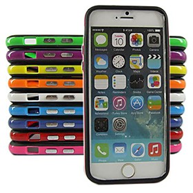 $Για Θήκη iPhone 6 / Θήκη iPhone 6 Plus Ανθεκτική σε πτώσεις tok Αντικραδασμική tok Μονόχρωμη Μαλακή TPUiPhone 6s Plus/6 Plus / iPhone $Για Θήκη iPhone 6 / Θήκη iPhone 6 Plus Ανθεκτική σε πτώσεις tok Αντικραδασμική tok Μονόχρωμη Μαλακή TPUiPhone 6s Plus/6 Plus / iPhone