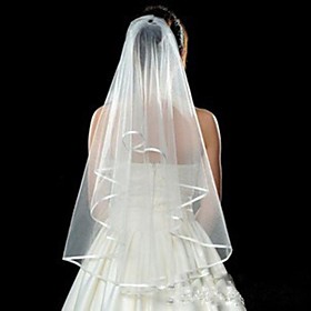 Bride Wedding Veil for Single Edge Veil