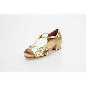 Ballroom Practice Shoes Sparkling Glitter Upper Latin Dance Shoes for Women and Kids More Colors Ballroom Practice Shoes Sparkling Glitter Upper Latin Dance Shoes for Women and Kids More Colors